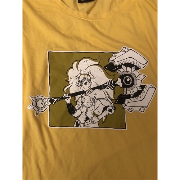 Dota 2 Long Sleeve Lg Yellow T Shirt DawnBreaker Solar Guardian Made in Serbia - Picture 2 of 11